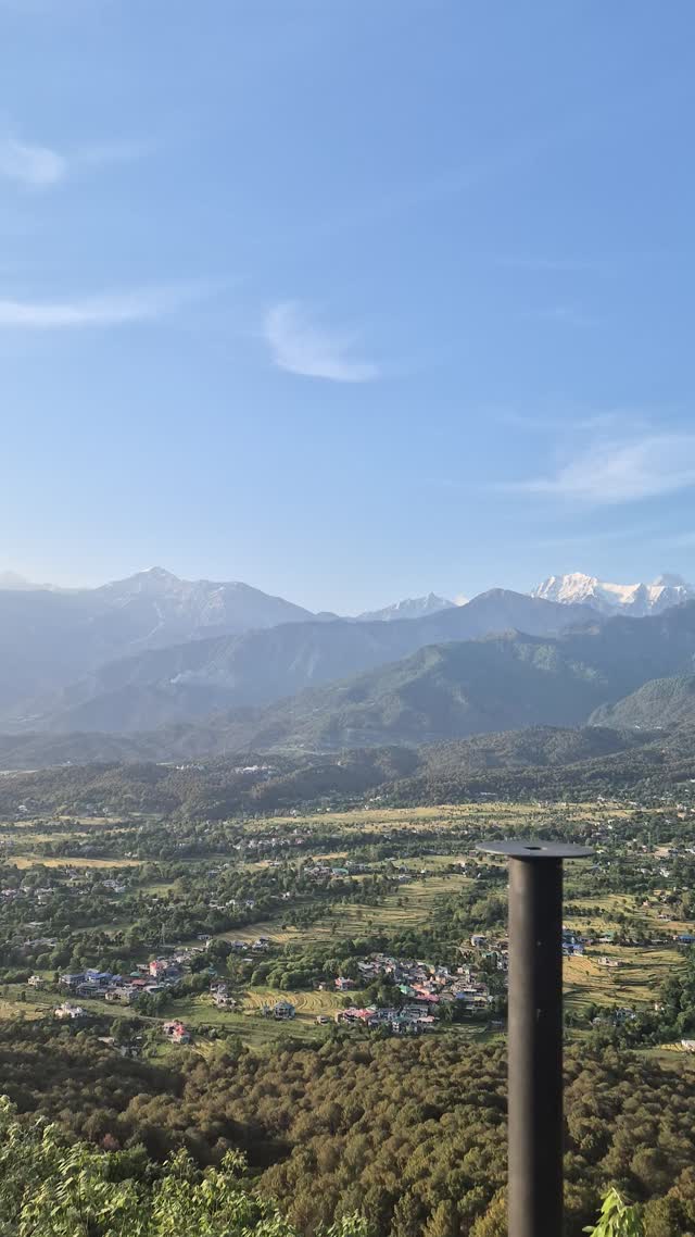 A valley view filmed by our team