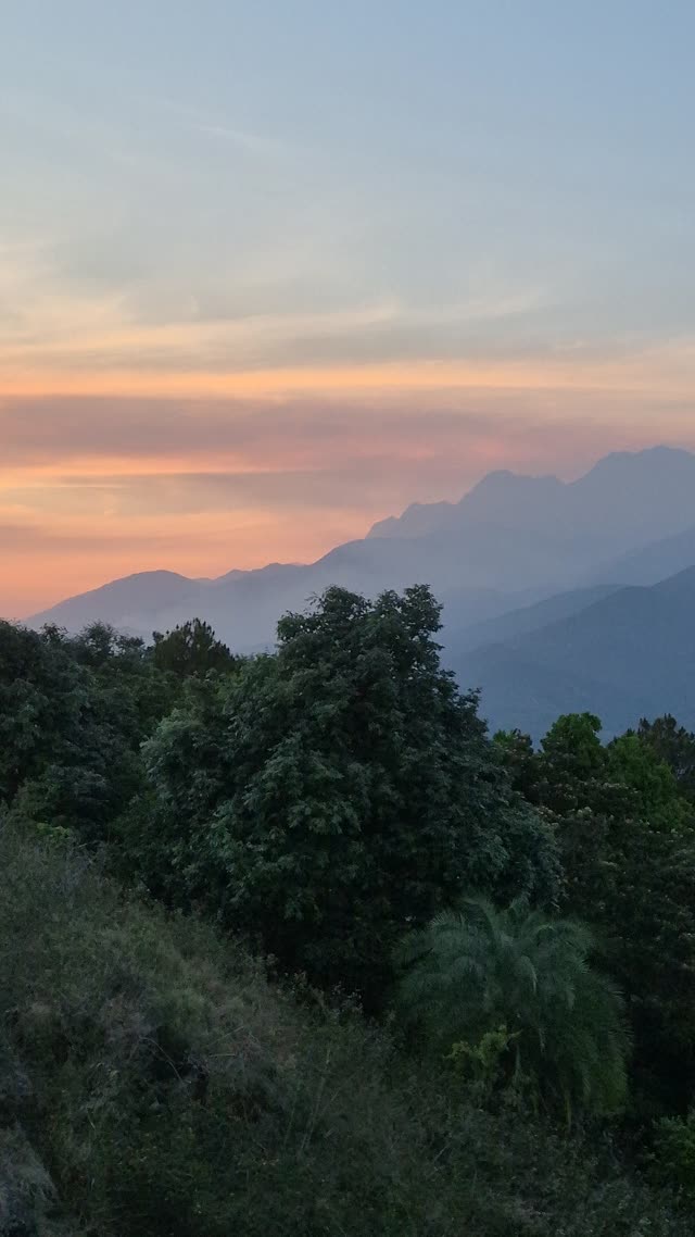 Sunset from our team’s video