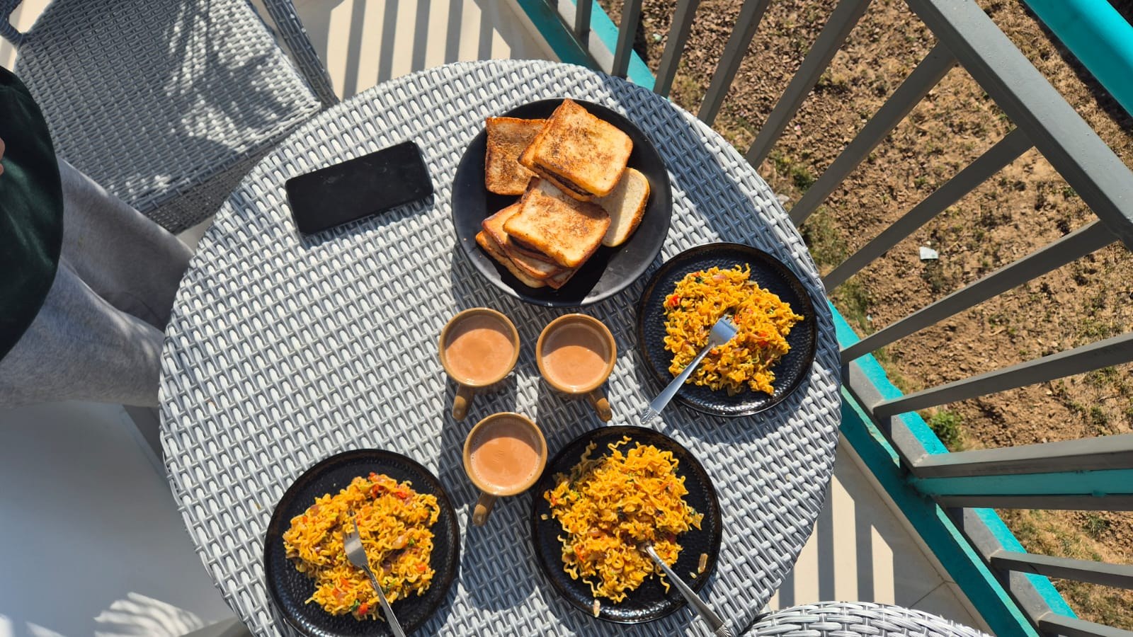 Chai, toast and noodles from our team’s travels